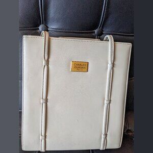 Vintage CHARLES JOURDAN Paris Power Purse – Structured Leather Made in Italy